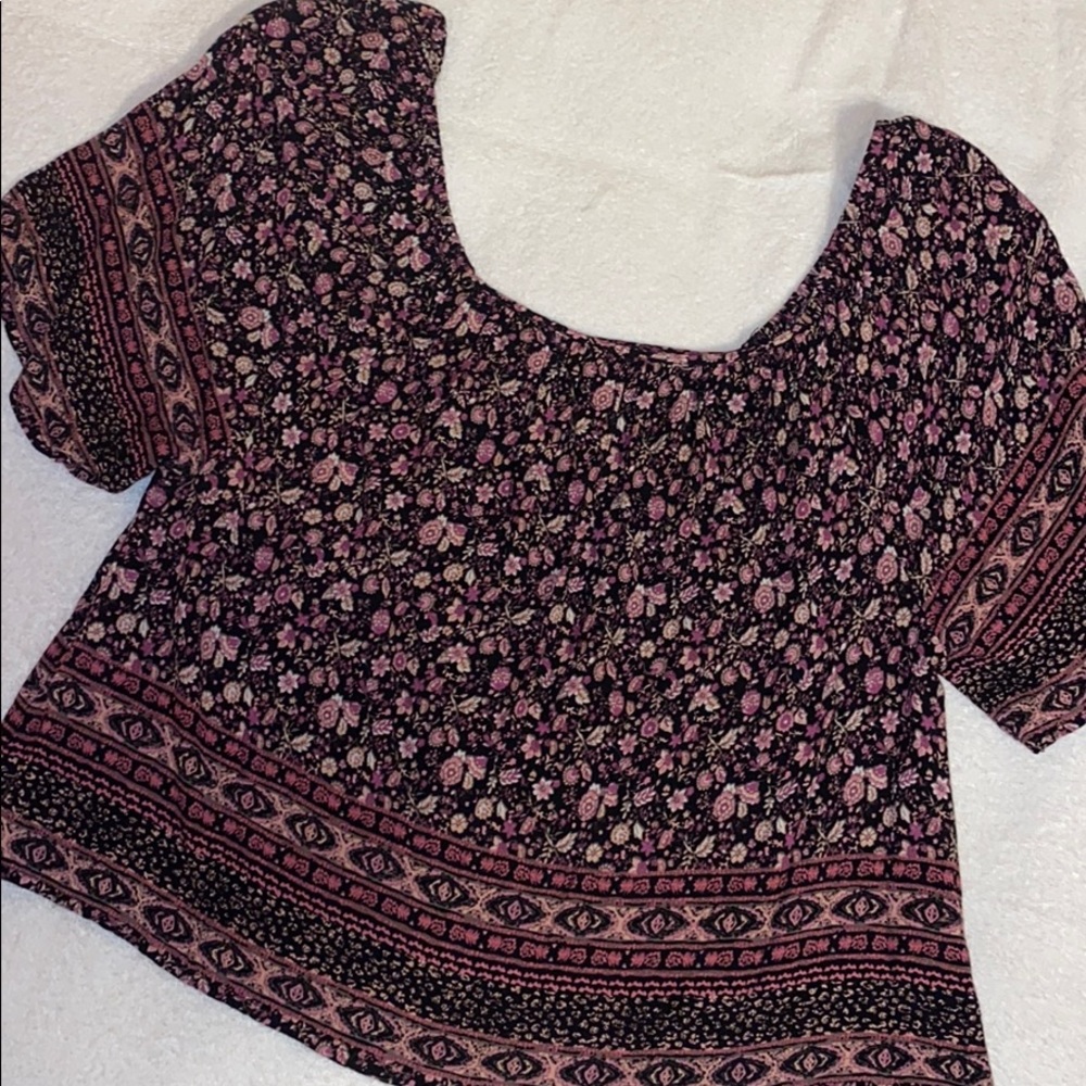 Forever 21 Floral Croptop